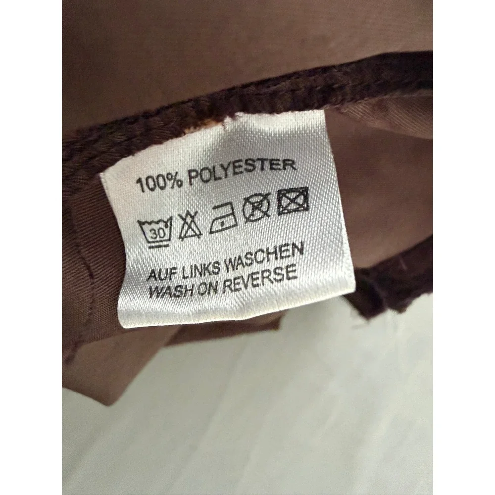 Monaco Di Bavaria Men XXL Brown Lederhosen Style Shorts Embroidered Oktoberfest
